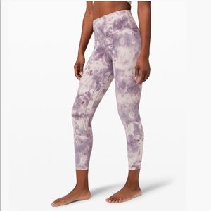 Diamond Dye Pink Bliss Graphite Purple Align Pant